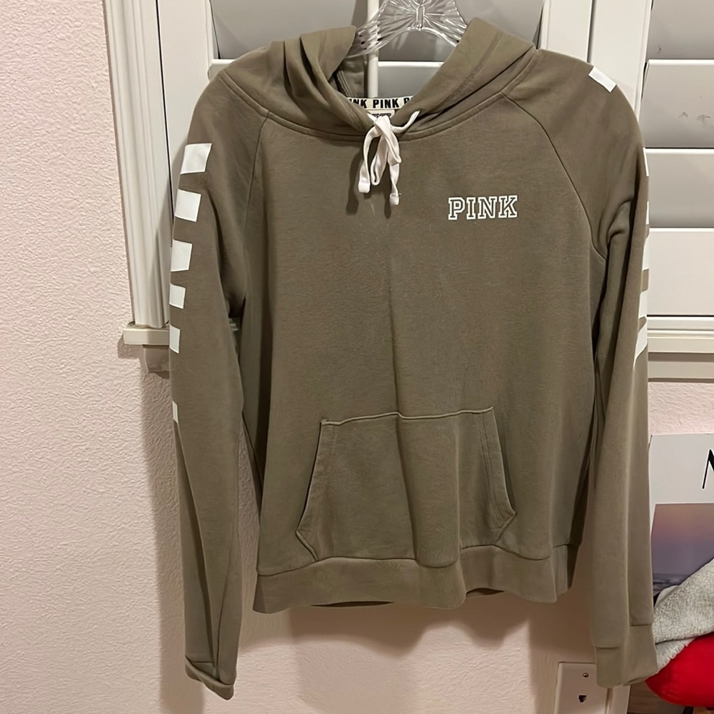 PINK olive hoodie